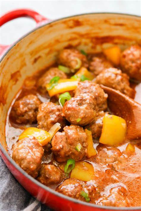 Sweet & Sour Meatballs